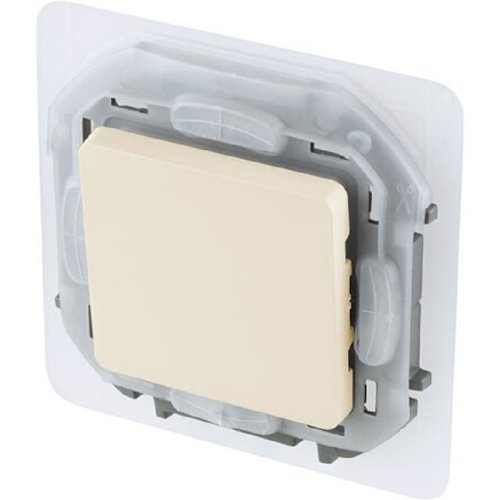 Переключатель без рамки Legrand Inspiria 1-кл. проходной IP44 слоновая кость картинка